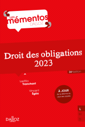 E-book, Droit des obligations 2023, Éditions Dalloz