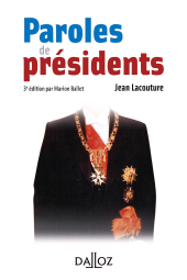 E-book, Paroles de présidents, Éditions Dalloz