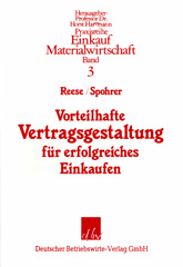 eBook, Vorteilhafte Vertragsgestaltung für erfolgreiches Einkaufen., Reese, Jürgen, Deutscher Betriebswirte-Verlag