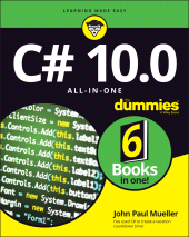 E-book, C# 10.0 All-in-One For Dummies, Mueller, John Paul, For Dummies