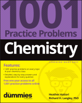 E-book, Chemistry : 1001 Practice Problems For Dummies (+ Free Online Practice), For Dummies