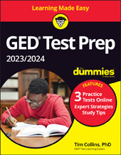 E-book, GED Test Prep 2023 / 2024 For Dummies with Online Practice, Collins, Tim., For Dummies