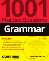 E-book, Grammar: 1001 Practice Questions For Dummies (+ Free Online Practice), For Dummies