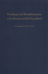 E-book, Wandlungen der Wirtschaftsstruktur in der Bundesrepublik Deutschland., Duncker & Humblot