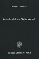 E-book, Außenhandel und Weltwirtschaft. : Außenwirtschaft, Band II., Duncker & Humblot