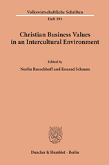 E-book, Christian Business Values in an Intercultural Environment., Duncker & Humblot