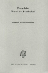 E-book, Dynamische Theorie der Sozialpolitik., Duncker & Humblot