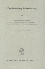 E-book, Eigenfinanzierung der Entwicklung., Duncker & Humblot