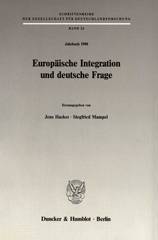 E-book, Europäische Integration und deutsche Frage. : (Jahrbuch 1988)., Duncker & Humblot