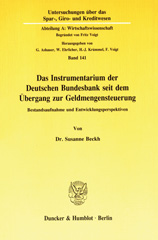 eBook, Das Instrumentarium der Deutschen Bundesbank seit dem Übergang zur Geldmengensteuerung. : Bestandsaufnahme und Entwicklungsperspektiven., Duncker & Humblot