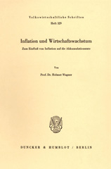 eBook, Inflation und Wirtschaftswachstum. : Zum Einfluß von Inflation auf die Akkumulationsrate., Duncker & Humblot