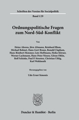 E-book, Ordnungspolitische Fragen zum Nord-Süd-Konflikt., Duncker & Humblot