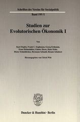 E-book, Studien zur Evolutorischen Ökonomik I., Duncker & Humblot