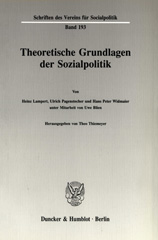 E-book, Theoretische Grundlagen der Sozialpolitik (I)., Duncker & Humblot