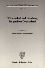 E-book, Wissenschaft und Forschung im geteilten Deutschland., Duncker & Humblot