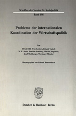 E-book, Probleme der Internationalen Koordination der Wirtschaftspolitik., Duncker & Humblot