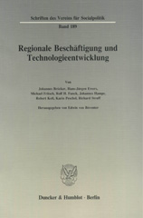 eBook, Regionale Beschäftigung und Technologieentwicklung., Duncker & Humblot