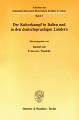 E-book, Der Kulturkampf in Italien und in den deutschsprachigen Ländern., Duncker & Humblot