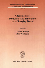 E-book, Adjustments of Economics and Enterprises in a Changing World., Duncker & Humblot