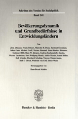 E-book, Bevölkerungsdynamik und Grundbedürfnisse in Entwicklungsländern., Duncker & Humblot