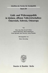E-book, Geld- und Währungspolitik in kleinen, offenen Volkswirtschaften. : Österreich, Schweiz, Osteuropa., Duncker & Humblot