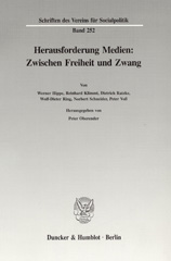 E-book, Herausforderung Medien : Zwischen Freiheit und Zwang., Duncker & Humblot