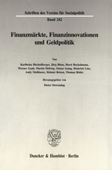 E-book, Finanzmärkte, Finanzinnovationen und Geldpolitik., Duncker & Humblot