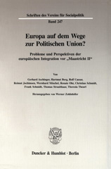 E-book, Europa auf dem Wege zur Politischen Union? : Probleme und Perspektiven der europäischen Integration vor "Maastricht II"., Duncker & Humblot