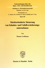 E-book, Marktorientierte Steuerung von Schaden- und Unfallversicherungsunternehmen., Duncker & Humblot