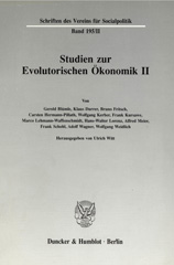 E-book, Studien zur Evolutorischen Ökonomik II., Duncker & Humblot