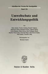 E-book, Umweltschutz und Entwicklungspolitik., Duncker & Humblot