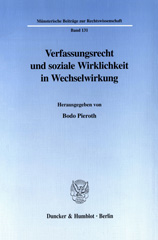 eBook, Verfassungsrecht und soziale Wirklichkeit in Wechselwirkung., Duncker & Humblot