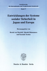 E-book, Entwicklungen der Systeme sozialer Sicherheit in Japan und Europa., Duncker & Humblot