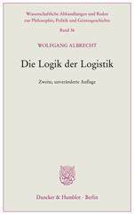 E-book, Die Logik der Logistik., Albrecht, Wolfgang, Duncker & Humblot