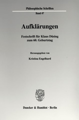 E-book, Aufklärungen. : Festschrift für Klaus Düsing zum 60. Geburtstag., Duncker & Humblot