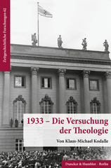 E-book, 1933 - Die Versuchung der Theologie., Kodalle, Klaus-Michael, Duncker & Humblot