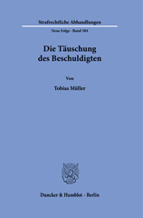 E-book, Die Täuschung des Beschuldigten., Duncker & Humblot