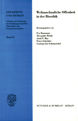 E-book, Weltanschauliche Offenheit in der Bioethik., Duncker & Humblot