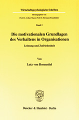 E-book, Die motivationalen Grundlagen des Verhaltens in Organisationen. : Leistung und Zufriedenheit., Duncker & Humblot