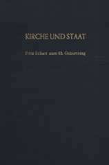 E-book, Kirche und Staat. : Fritz Eckert zum 65. Geburtstag., Duncker & Humblot