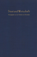 E-book, Staat und Wirtschaft. : Verhandlungen auf der Arbeitstagung des Vereins für Socialpolitik in Hamburg 1978., Duncker & Humblot