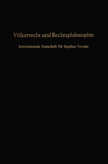 E-book, Völkerrecht und Rechtsphilosophie. : Internationale Festschrift für Stephan Verosta zum 70. Geburtstag., Duncker & Humblot