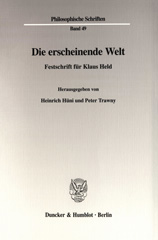 E-book, Die erscheinende Welt. : Festschrift für Klaus Held., Duncker & Humblot