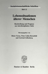 E-book, Lebenssituationen älterer Menschen. : Beschreibung und Prognose aus interdisziplinärer Sicht., Duncker & Humblot
