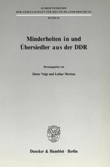 eBook, Minderheiten in und Übersiedler aus der DDR., Duncker & Humblot