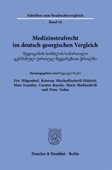 E-book, Medizinstrafrecht im deutsch-georgischen Vergleich., Duncker & Humblot