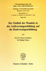eBook, Der Einfluß des Wandels in der Geldvermögensbildung auf die Realvermögensbildung., Ehrlicher, Werner, Duncker & Humblot