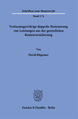 E-book, Verfassungswidrige doppelte Besteuerung von Leistungen aus der gesetzlichen Rentenversicherung., Duncker & Humblot