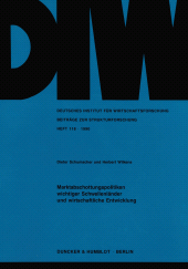 E-book, Marktabschottungspolitiken wichtiger Schwellenländer und wirtschaftliche Entwicklung : Empirische Untersuchungen am Beispiel der Elektronikindustrie und des Kraftfahrzeugbaus in Brasilien, Indien und Korea, Duncker & Humblot