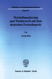 eBook, Werbefinanzierung und Wettbewerb auf dem deutschen Fernsehmarkt, Duncker & Humblot